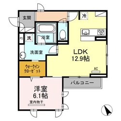 Ｄ-Residence御船町の物件間取画像